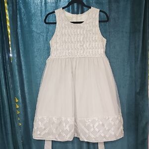 American Princess White Sleeveless Dress